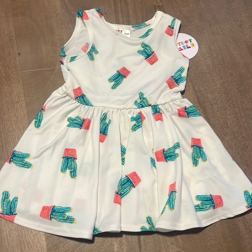 Dotdotsmile Dress NWT! Size 6-12 months! Cute cactus print.